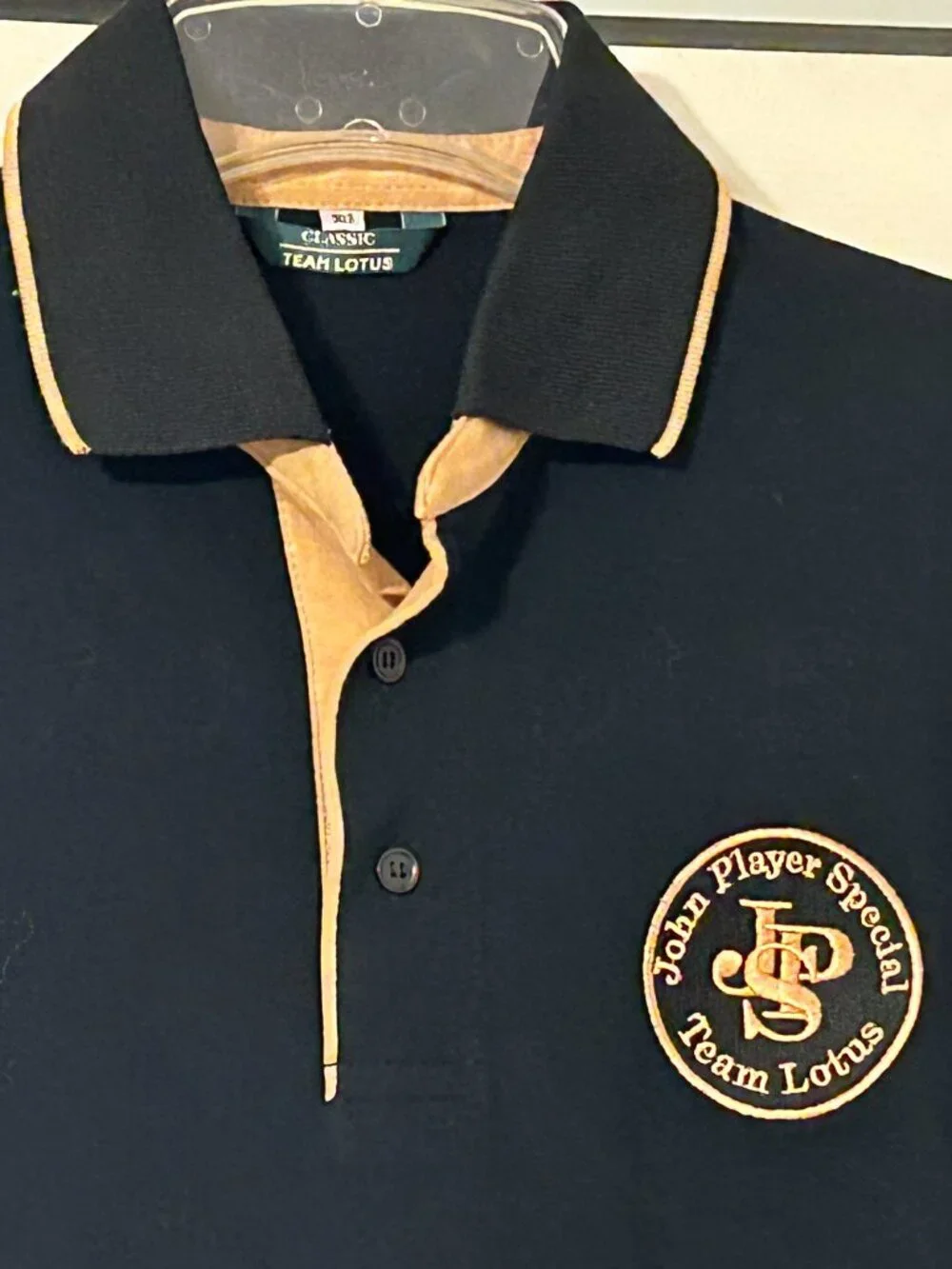 Classic Team Lotus Sz XS John Player Special Racing Polo Shirt Top